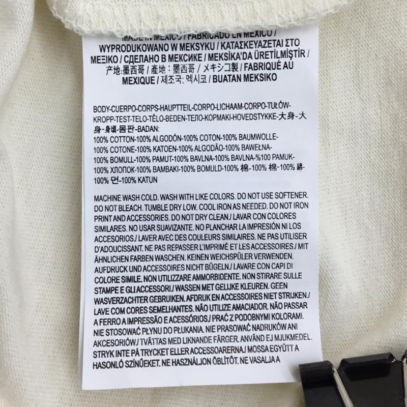 バンズ VANS カットソー 長袖 L ロゴ、文字 アイボリー / アイボリー /  メンズ USED 古着 中古 10134791