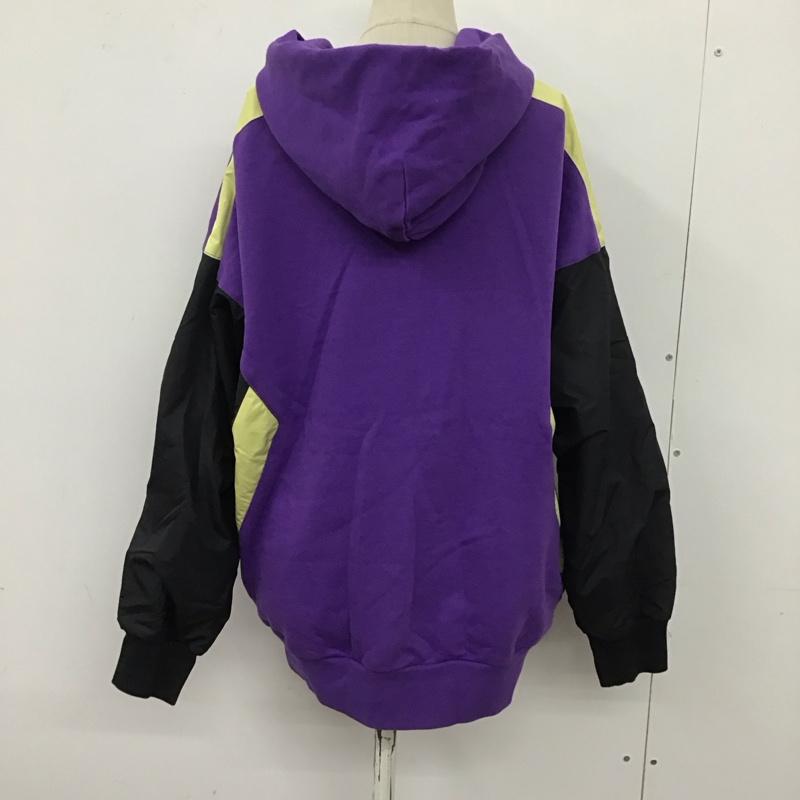 チャンピオン Champion パーカー 長袖 長袖パーカー プルオーバーパーカー プリントスウェット トレーナー L ロゴ、文字 マルチカラー / マルチカラー /  メンズ USED 古着 中古 10123789
