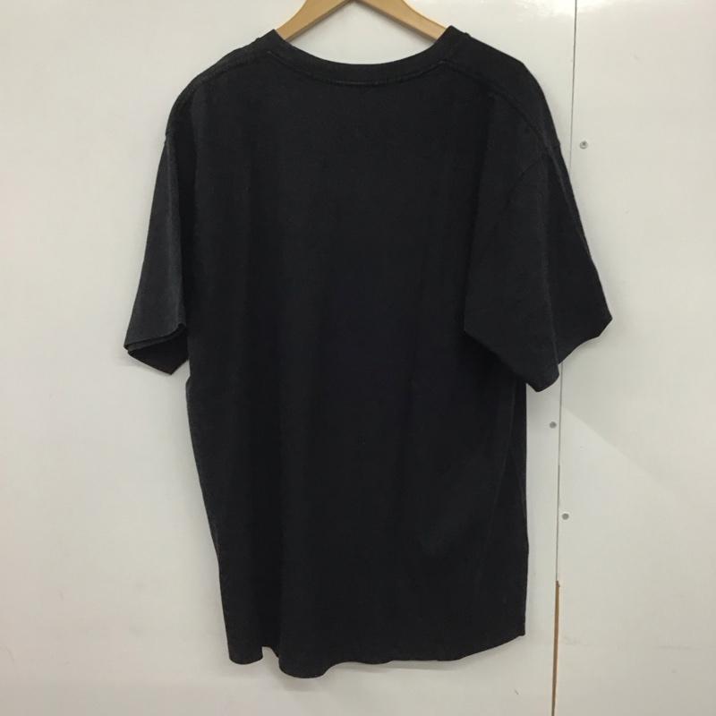 アベイシングエイプ A BATHING APE Tシャツ 半袖 半袖カットソー 無地Tシャツ クルーネックカットソー XXL 無地 黒 / ブラック /  メンズ USED 古着 中古 10141408