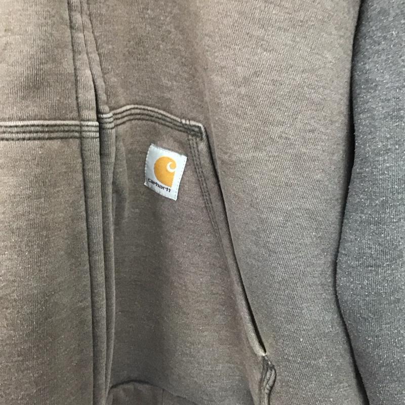 カーハート Carhartt パーカー 長袖 ジップアップパーカー 長袖パーカー カジュアルジャケット スウェット L ロゴ、文字 マルチカラー / マルチカラー /  メンズ USED 古着 中古 10147757