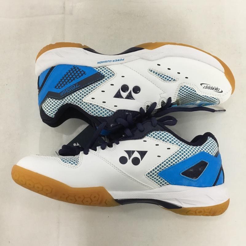 ヨネックス YONEX スニーカー スニーカー SHB769SF パワークッション769SF バドミントンシューズ 24cm 箱有 24.0cm ロゴ、文字 白 / ホワイト / X 青 / ブルー / X 紺 / ネイビー /  レディース USED 古着 中古 10147945