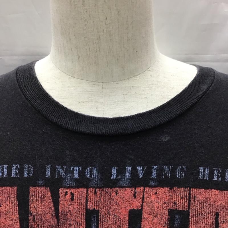 古着 USED Tシャツ 半袖 半袖カットソー プリントTシャツ クルーネックカットソー バンドTシャツ メタリカ プリント 黒 / ブラック /  メンズ USED 古着 中古 10120512