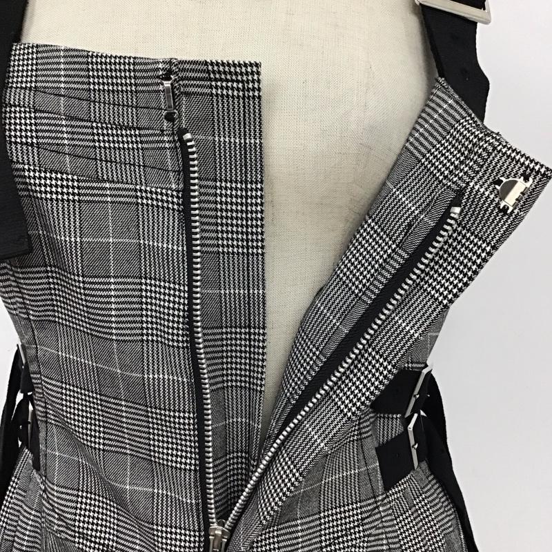 スナイデル SNIDEL ワンピース ロングスカート SWF0185027 0 チェック 灰 / グレー /  レディース USED 古着 中古 10117235