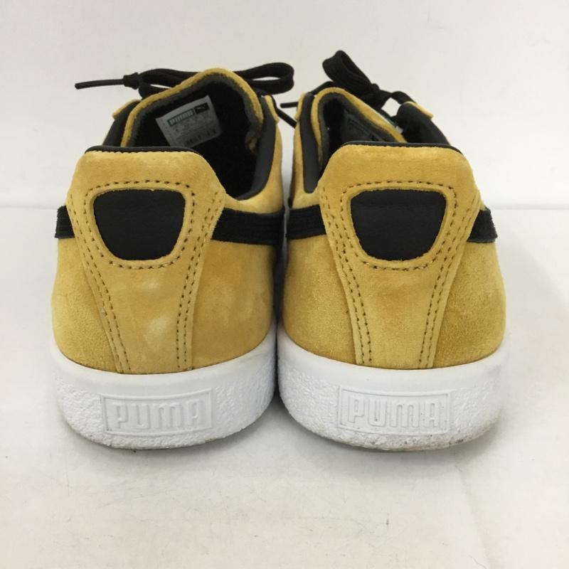 プーマ PUMA スニーカー スニーカー 361466 01 CLYDE 27cm 箱有 27.0cm ロゴ、文字 黄 / イエロー / X 黒 / ブラック /  メンズ USED 古着 中古 10131224