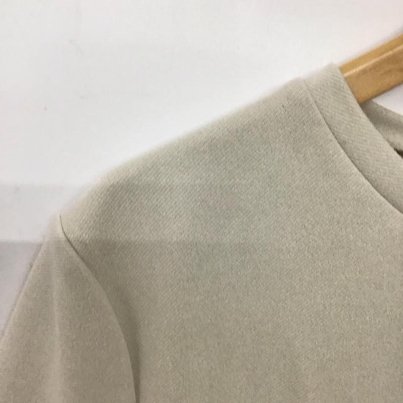 ザラ ZARA ワンピース ミニスカート L 無地 ベージュ / ベージュ /  レディース USED 古着 中古 10148781