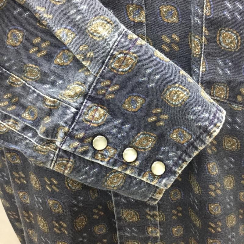 古着 USED シャツ、ブラウス 長袖 長袖シャツ カラーシャツ ポケットシャツ 長袖カットソー 総柄シャツ L プリント マルチカラー / マルチカラー /  メンズ USED 古着 中古 10120696