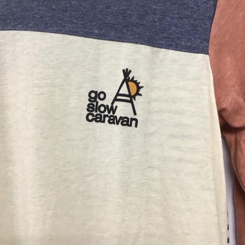 ゴースローキャラバン go slow caravan チュニック 七分袖 1 無地 X ロゴ、文字 X ボーダー柄 マルチカラー / マルチカラー /  レディース USED 古着 中古 10144263
