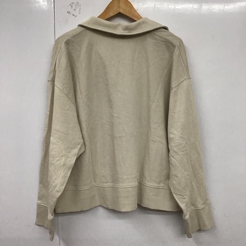 ザラ ZARA トレーナー 長袖 L 無地 アイボリー / アイボリー /  レディース USED 古着 中古 10124785