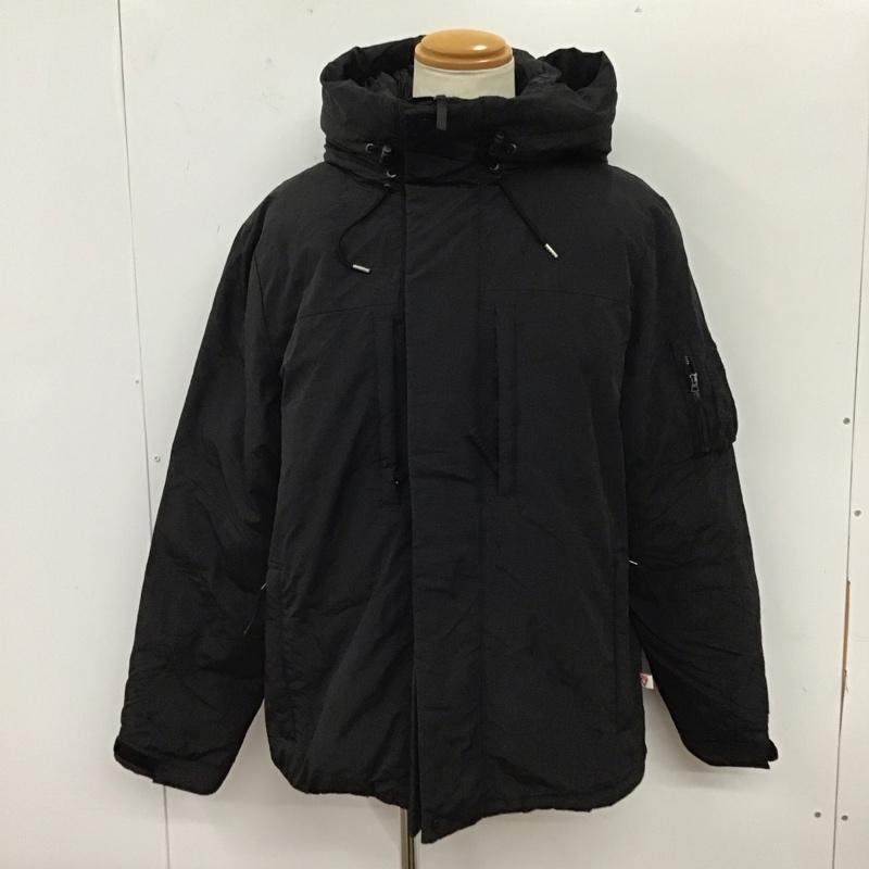 アルファインダストリー Alpha Industries ジャケット、上着 ジャンパー、ブルゾン TA0645-001 ミリタリージャケット 中綿ジャケット XL ワンポイント 黒 / ブラック /  メンズ USED 古着 中古 10118118