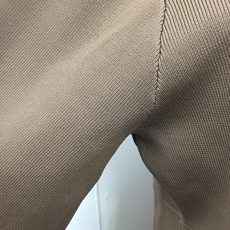 古着 USED ワンピース ロングスカート XP3364 Ti. ALEFS ボリュームスリーブ M 無地 茶 / ブラウン /  レディース USED 古着 中古 10109451