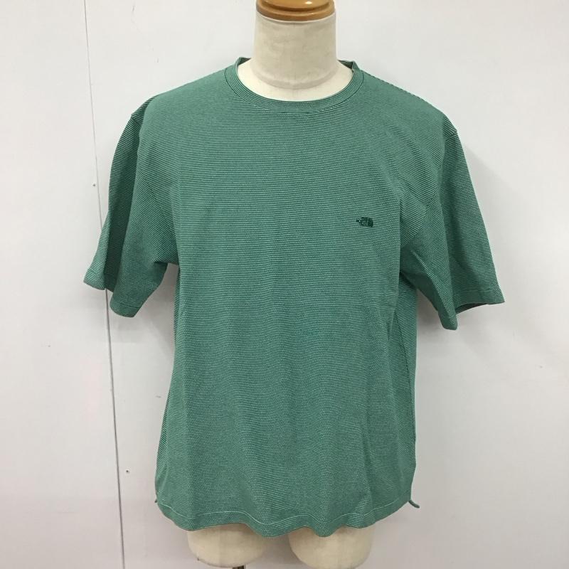 ザ ノースフェイス パープルレーベル THE NORTH FACE PURPLE LABEL Tシャツ 半袖 L 無地 緑 / グリーン /  メンズ USED 古着 中古 10128261