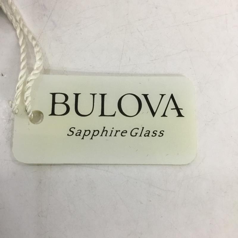 ブローバ BULOVA 腕時計 アナログ（クォーツ式） 98A185 CURV カーブ 箱有 ロゴ、文字 黒 / ブラック /  メンズ USED 古着 中古 10133874