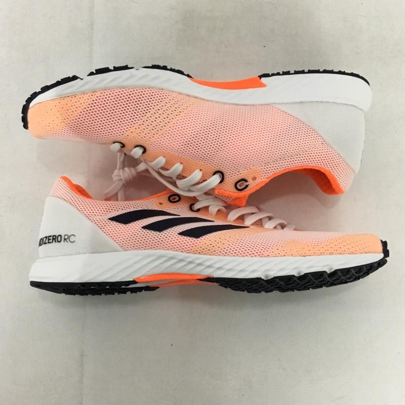 アディダス adidas スニーカー スニーカー F34064 adizero rc ランニングシューズ 23cm 箱有 23.0cm ロゴ、文字 橙 / オレンジ / X 白 / ホワイト / X 黒 / ブラック /  レディース USED 古着 中古 10147907