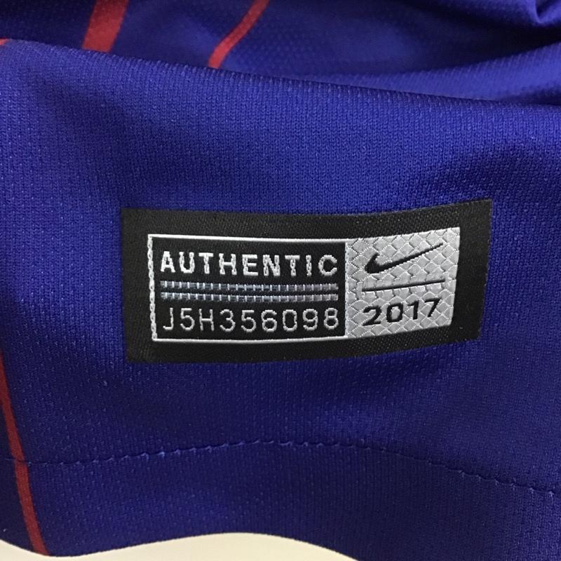 ナイキ NIKE Tシャツ 半袖 847255-456 バルセロナ 半袖ユニフォーム 楽天スポンサー付き S プリント X ロゴ、文字 マルチカラー / マルチカラー /  メンズ USED 古着 中古 10110437