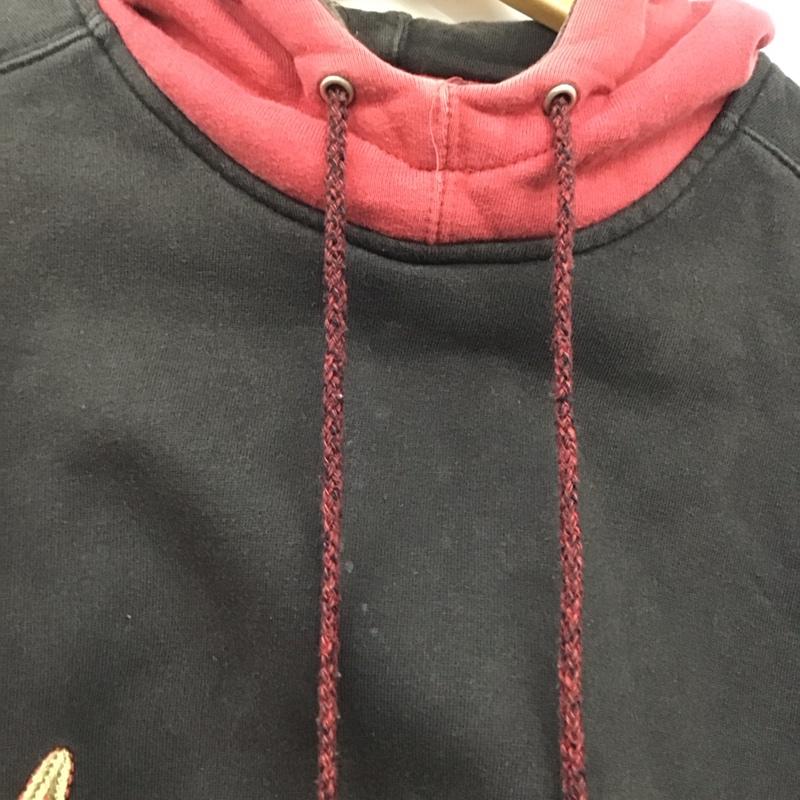 ナイキ NIKE パーカー 長袖 長袖パーカー プルオーバーパーカー スウェット 古着 M ロゴ、文字 黒 / ブラック /  メンズ USED 古着 中古 10144764