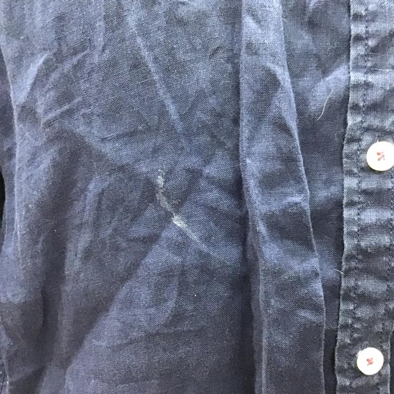 バーバリーブルーレーベル BURBERRY BLUE LABEL シャツ、ブラウス 長袖 長袖シャツ カラーシャツ ポケットシャツ 長袖カットソー 3 ロゴ、文字 紺 / ネイビー /  メンズ USED 古着 中古 10117454