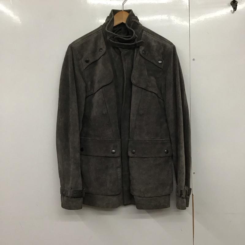 アバハウス ABAHOUSE ジャケット、上着 ジャケット、ブレザー 長袖ジャケット ジップアップジャケット 3 無地 灰 / グレー /  メンズ USED 古着 中古 10141526