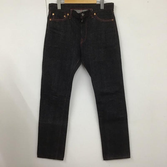 フラットヘッド The Flat Head パンツ デニム、ジーンズ デニムパンツ ストレートパンツ スリムパンツ カジュアルパンツ 32インチ 無地 黒 / ブラック /  メンズ USED 古着 中古 10107764