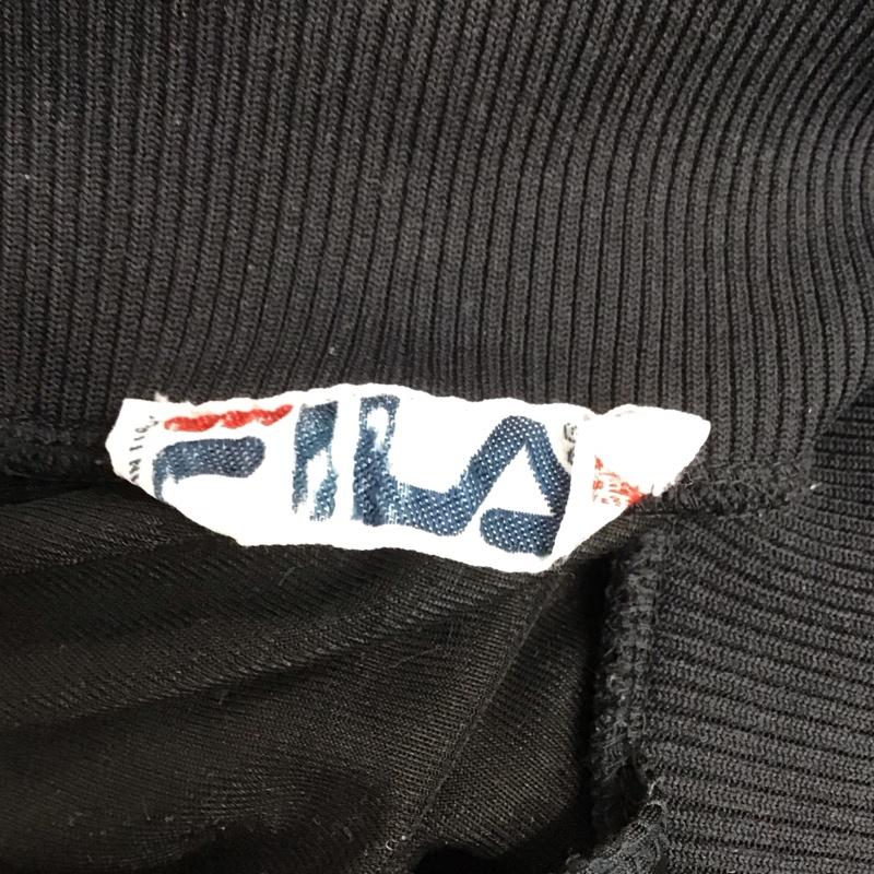 フィラ FILA ジャケット、上着 ジャケット、ブレザー トラックジャケット ジャージ ワンポイント 黒 / ブラック / X 白 / ホワイト /  メンズ USED 古着 中古 10122949