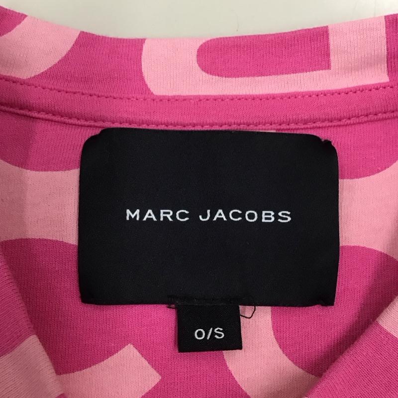 マークジェイコブス MARCJACOBS Tシャツ 半袖 半袖カットソー プリントTシャツ クルーネックカットソー ロゴ、文字 桃 / ピンク /  メンズ USED 古着 中古 10118399