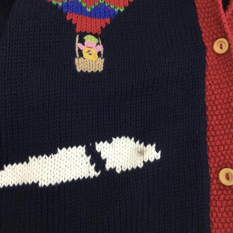 ユーズドクロージング used clothes カーディガン 長袖 Trails of the Andes キャラクター 紺 / ネイビー /  レディース USED 古着 中古 10136775