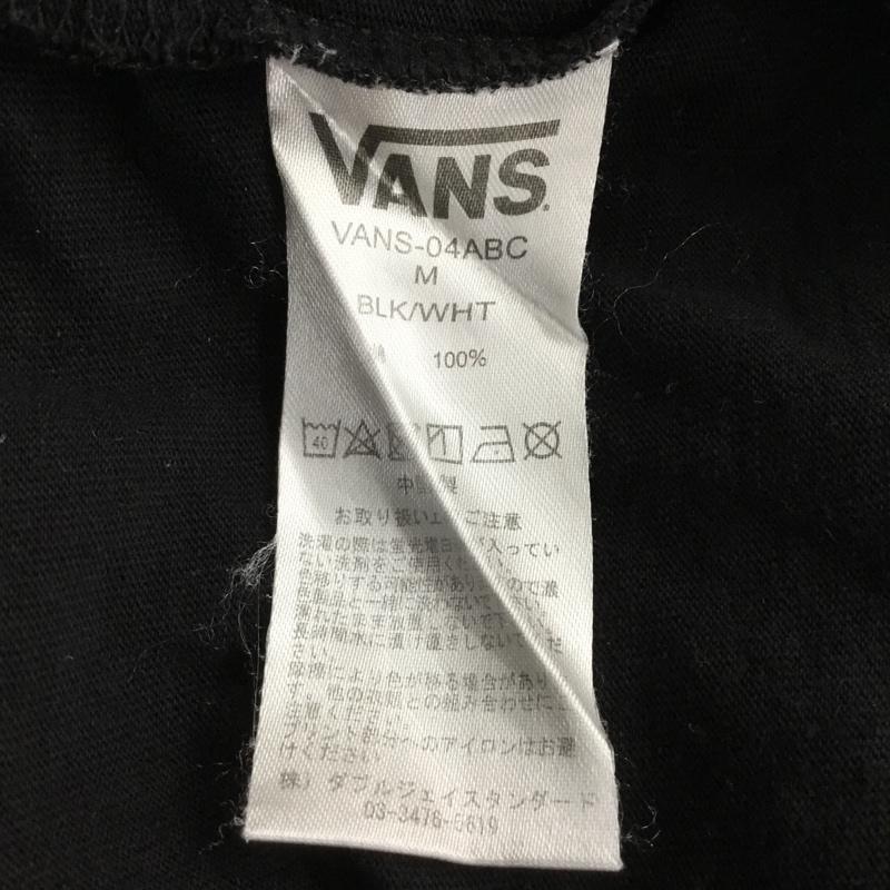 バンズ VANS Tシャツ 半袖 M ロゴ、文字 黒 / ブラック /  メンズ USED 古着 中古 10150877
