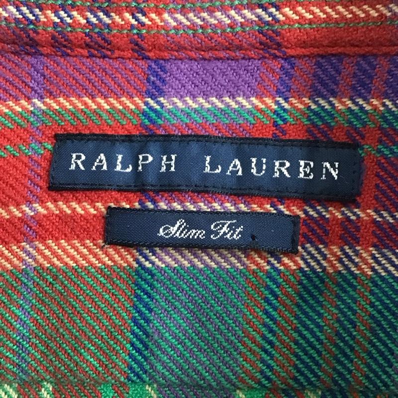 ラルフローレン RALPHLAUREN シャツ、ブラウス 長袖 長袖シャツ カラーシャツ ポケットシャツ 長袖カットソー チェックシャツ チェック マルチカラー / マルチカラー /  メンズ USED 古着 中古 10124838