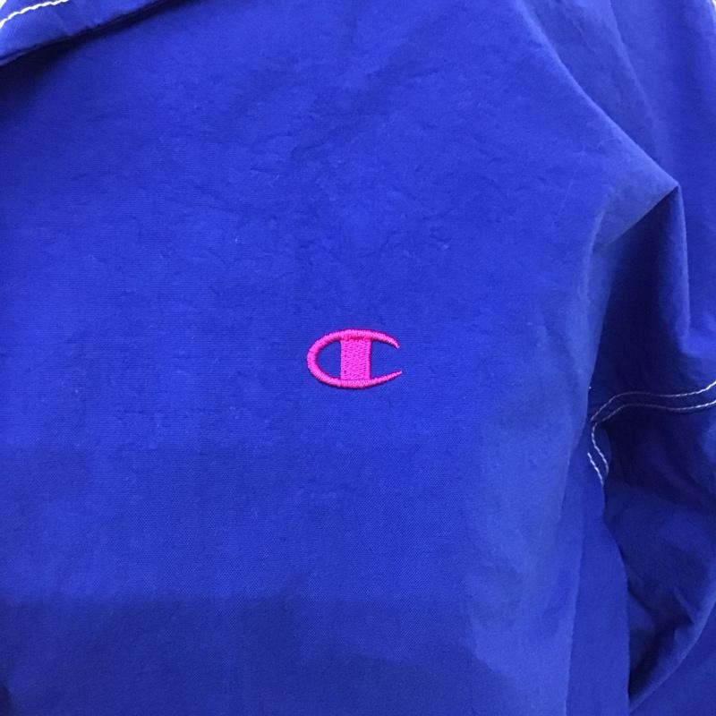 チャンピオン Champion ジャケット、上着 ジャケット、ブレザー c8-q603 19FW StandardCoachJacket カジュアルジャケット M ロゴ、文字 青 / ブルー /  メンズ USED 古着 中古 10124672