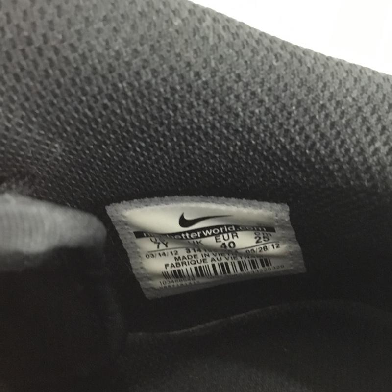 ナイキ NIKE スニーカー スニーカー 314195-004 AIR FORCE 1 MID 25cm 25.0cm ロゴ、文字 黒 / ブラック /  レディース USED 古着 中古 10131827
