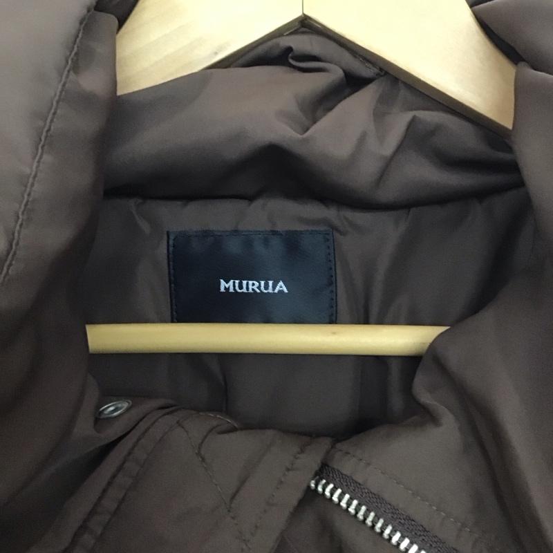 ムルーア MURUA ジャケット、上着 ダウンジャケット 012050200501 ボリュームダウン ダウンジャケット ショートダウンジャケット FREE 無地 茶 / ブラウン /  レディース USED 古着 中古 10140067