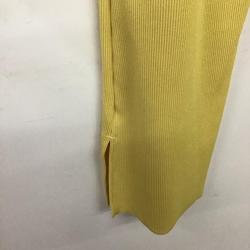 ローリーズファーム LOWRYS FARM パンツ ワークパンツ、ペインターパンツ ストレッチカットイージーパンツ カジュアルパンツ FREE 無地 黄 / イエロー /  レディース USED 古着 中古 10142712