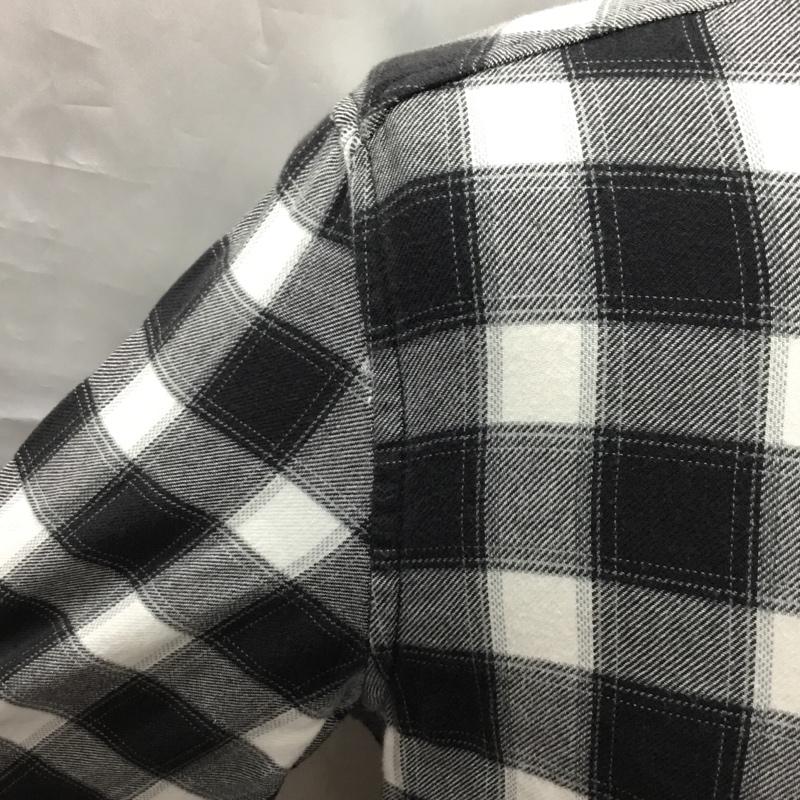 ディーゼル DIESEL シャツ、ブラウス 長袖 長袖シャツ カラーシャツ ポケットシャツ 長袖カットソー チェックシャツ S チェック 白 / ホワイト / X 黒 / ブラック /  メンズ USED 古着 中古 10117574