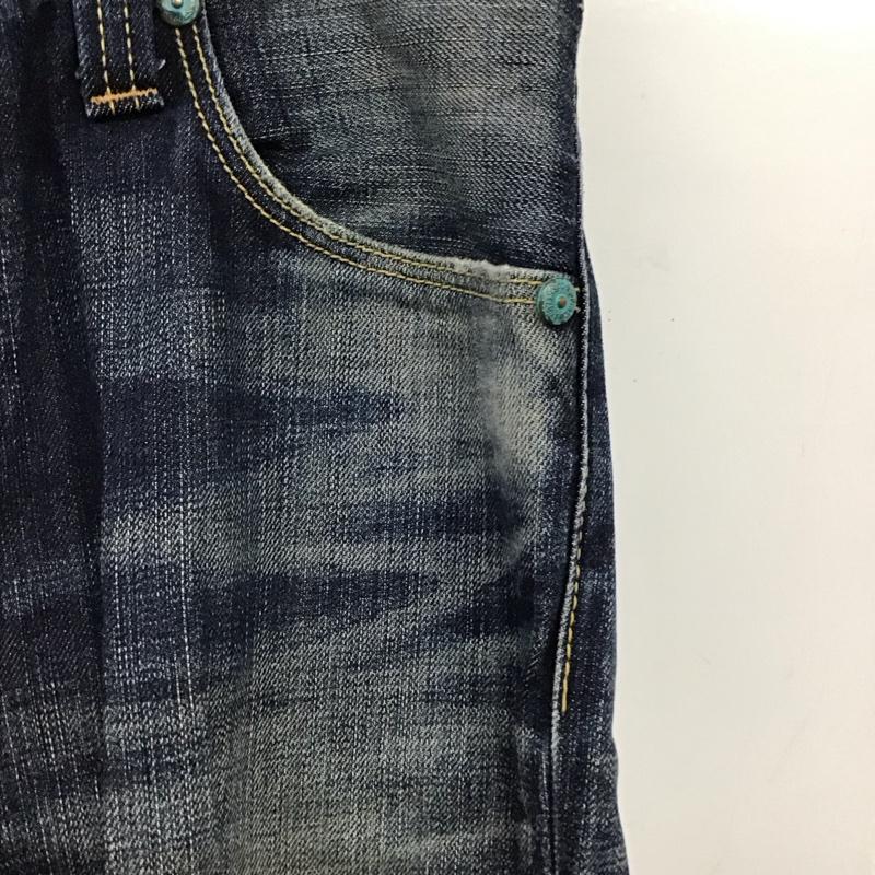 リーバイストラウスアンドコー Levi Strauss & co. パンツ デニム、ジーンズ デニムパンツ スリムパンツ カジュアルパンツ 31インチ 無地 インディゴ / インディゴ /  メンズ USED 古着 中古 10150715