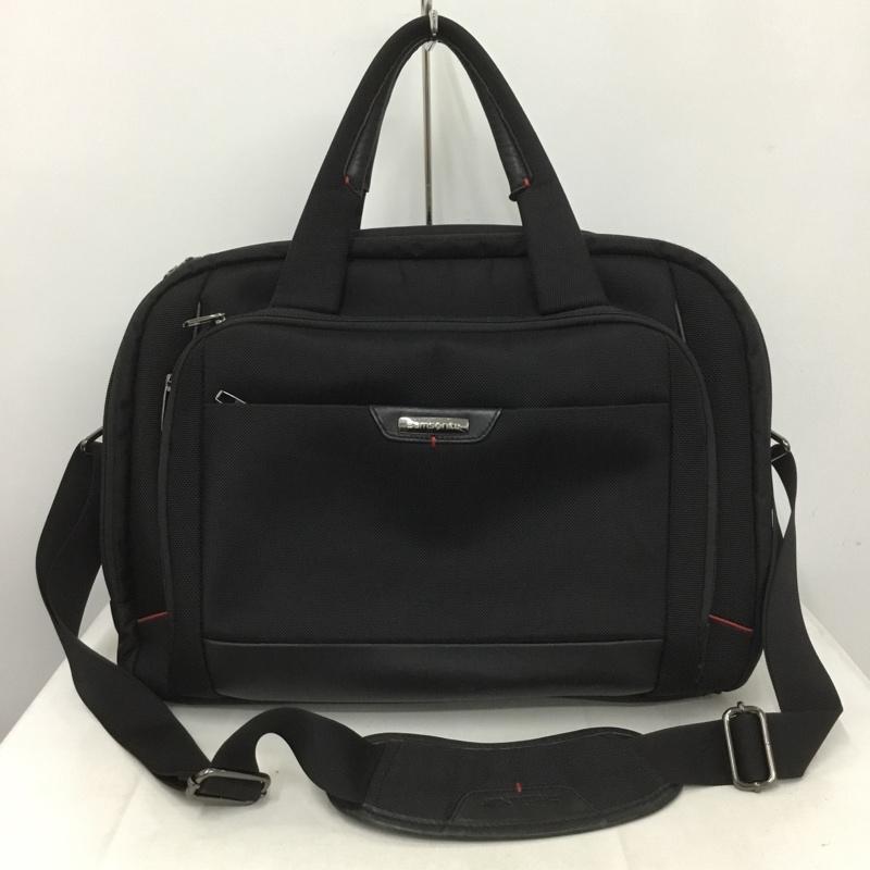 サムソナイト Samsonite ブリーフケース、書類かばん ブリーフケース、書類かばん ビジネスバッグ ロゴ、文字 黒 / ブラック /  メンズ USED 古着 中古 10140440
