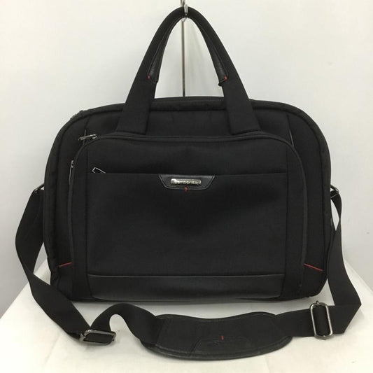 サムソナイト Samsonite ブリーフケース、書類かばん ブリーフケース、書類かばん ビジネスバッグ ロゴ、文字 黒 / ブラック /  メンズ USED 古着 中古 10140440