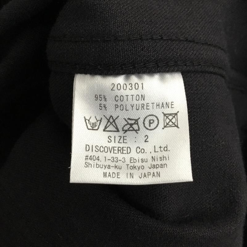 ディスカバード DISCOVERED ジャケット、上着 ジャケット、ブレザー 2 無地 黒 / ブラック /  メンズ USED 古着 中古 10109933
