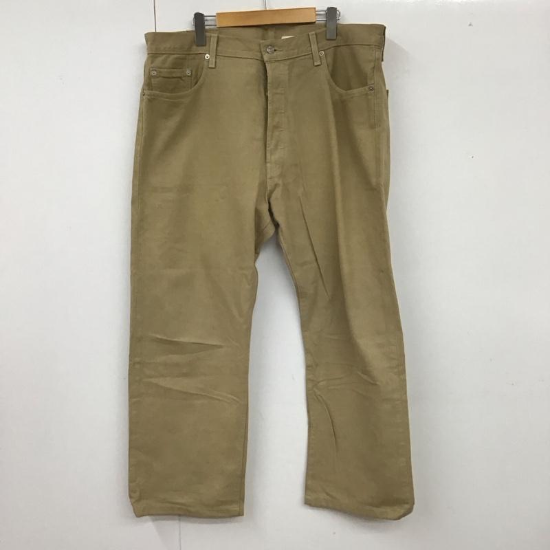 リーバイス Levi s パンツ チノパン WPL423 501 W40 L32 ボタンフライ 40インチ 無地 ベージュ / ベージュ /  メンズ USED 古着 中古 10112928