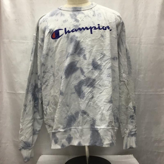 チャンピオン Champion トレーナー 長袖 長袖スウェット 長袖トレーナー リブカットソー 長袖カットソー プリントトレーナー メンズ USED 古着 中古 10106452
