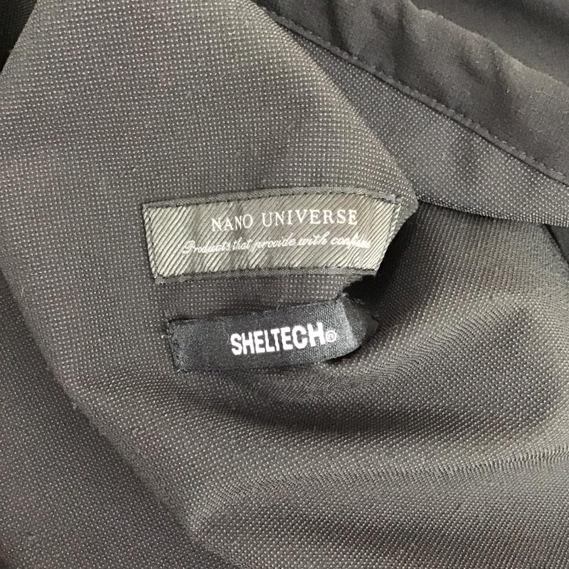 ナノユニバース nano・universe シャツ、ブラウス 半袖 668-0121001 SHELTECH レギュラーカラー M 無地 黒 / ブラック /  メンズ USED 古着 中古 10107929