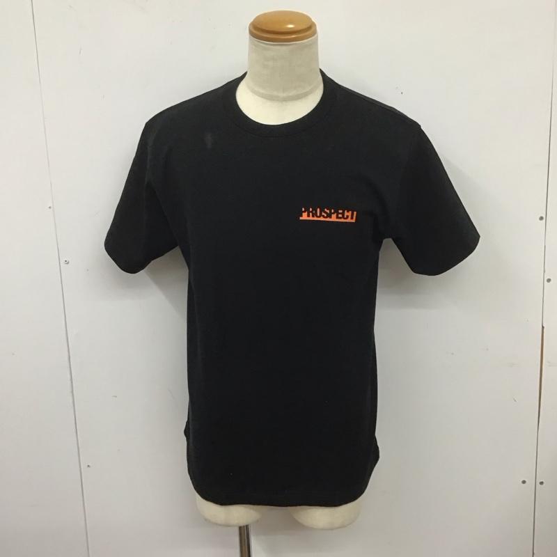 プロスペクト PROSPECT Tシャツ 半袖 半袖カットソー プリントTシャツ クルーネックカットソー L ロゴ、文字 黒 / ブラック /  メンズ USED 古着 中古 10126659