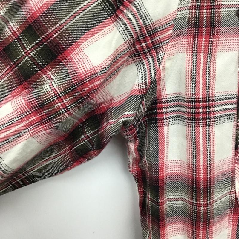 アヴィレックス AVIREX シャツ、ブラウス 長袖 長袖シャツ チェックシャツ カラーシャツ L チェック マルチカラー / マルチカラー /  メンズ USED 古着 中古 10130495