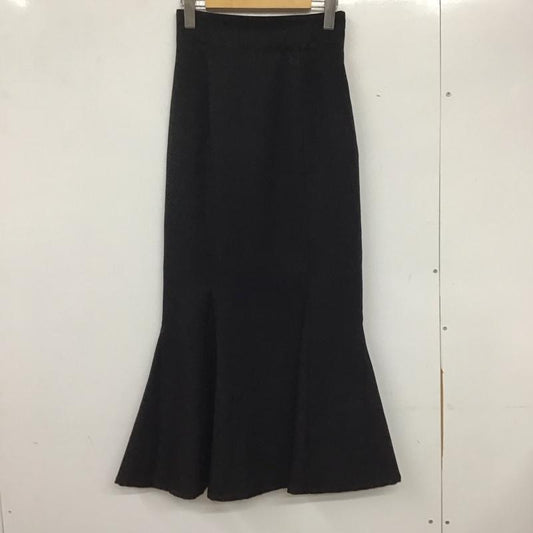 ムルーア MURUA スカート ロングスカート 012220801501 マーメイドスカート 2 無地 黒 / ブラック /  レディース USED 古着 中古 10136505