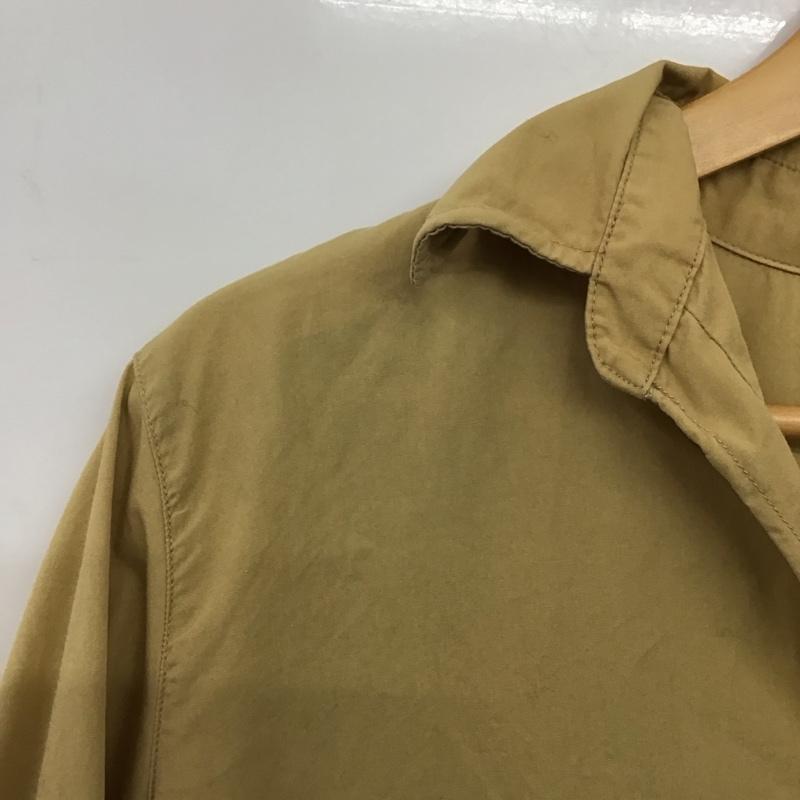 ニコアンド niko and... シャツ、ブラウス 長袖 長袖シャツ 無地シャツ カラーシャツ 3 無地 ベージュ / ベージュ /  レディース USED 古着 中古 10142695