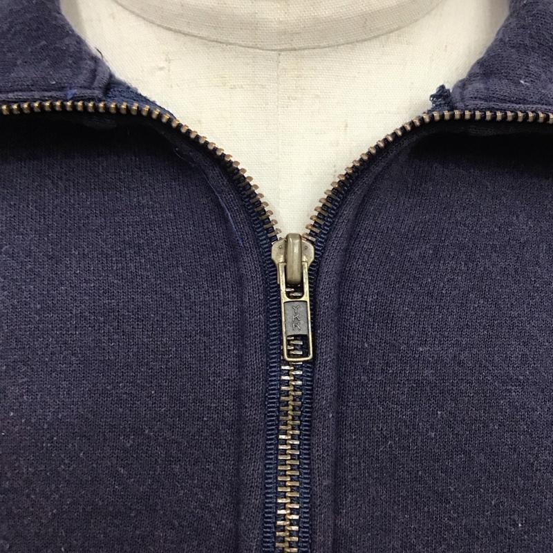 リー Lee トレーナー 長袖 長袖トレーナー スウェット カラーネック リブスウェットカットソー 古着 XL ロゴ、文字 紺 / ネイビー /  メンズ USED 古着 中古 10124175