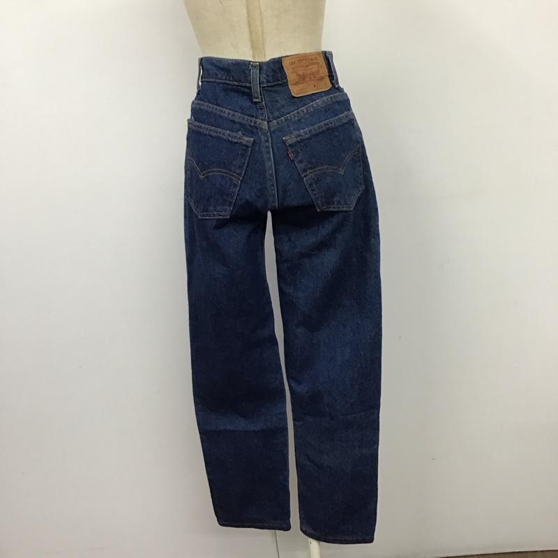 リーバイス Levi s パンツ デニム、ジーンズ 610-0217 USA製 90年代 W27 L32 27インチ 無地 青 / ブルー /  レディース USED 古着 中古 10118724