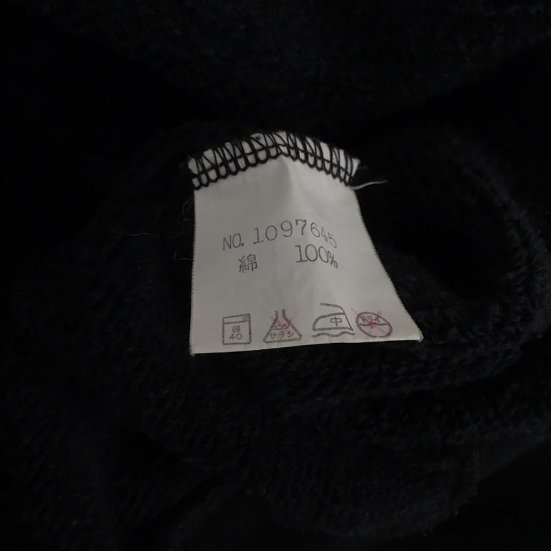 フォーティーファイブアールピーエム 45RPM ジャケット、上着 ジャンパー、ブルゾン ジップアップパーカー 長袖パーカー カジュアルジャケット ロゴ、文字 黒 / ブラック /  メンズ USED 古着 中古 10145652