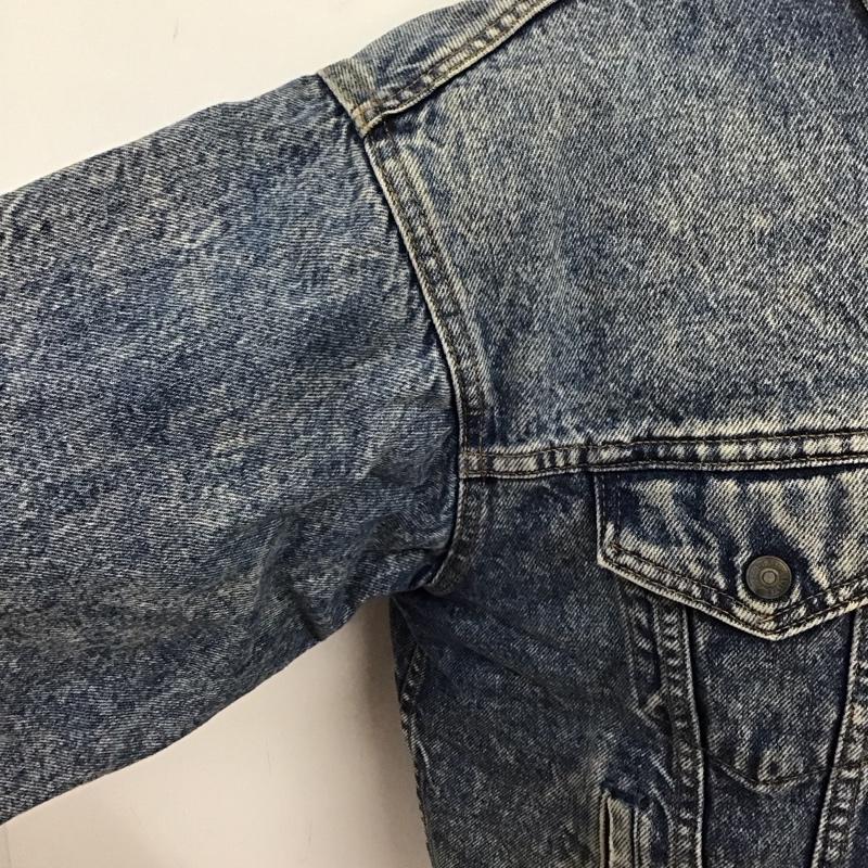 リーバイス Levi s ジャケット、上着 ジャケット、ブレザー デニムジャケット カラージャケット 長袖ジャケット ブルゾン M 無地 インディゴ / インディゴ /  メンズ USED 古着 中古 10124803