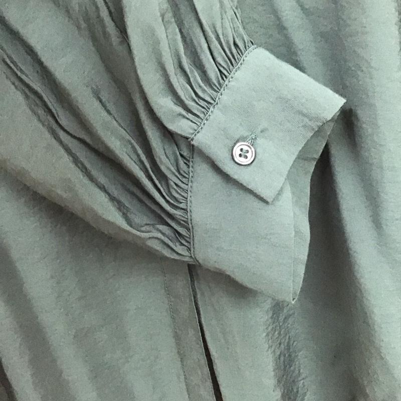 レプシィム LEPSIM シャツ、ブラウス 長袖 FREE 無地 緑 / グリーン /  レディース USED 古着 中古 10141247