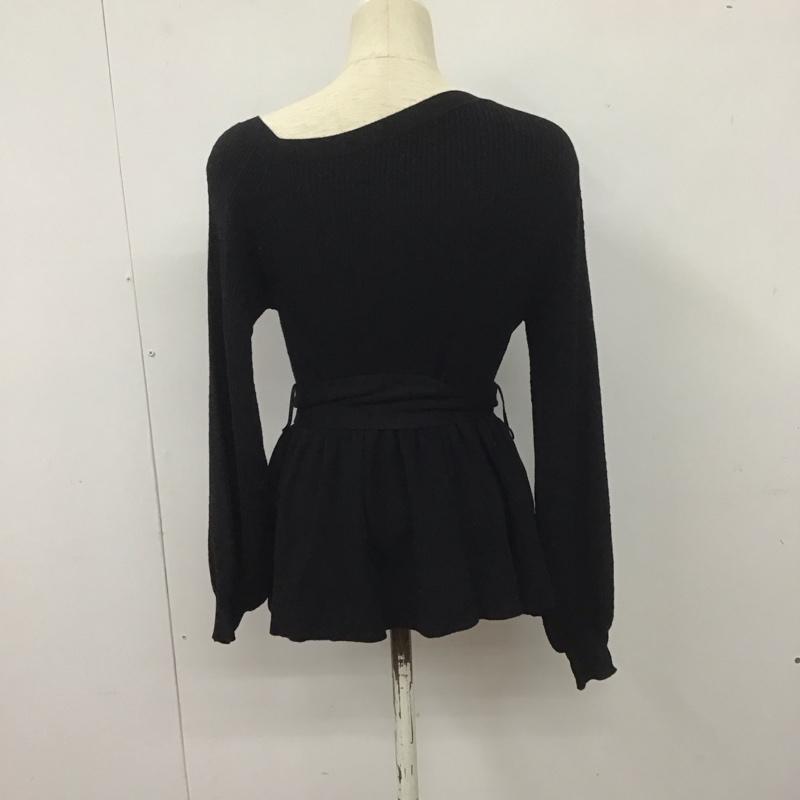 アルシーヴ archives ニット、セーター 長袖 M 無地 黒 / ブラック /  レディース USED 古着 中古 10140059