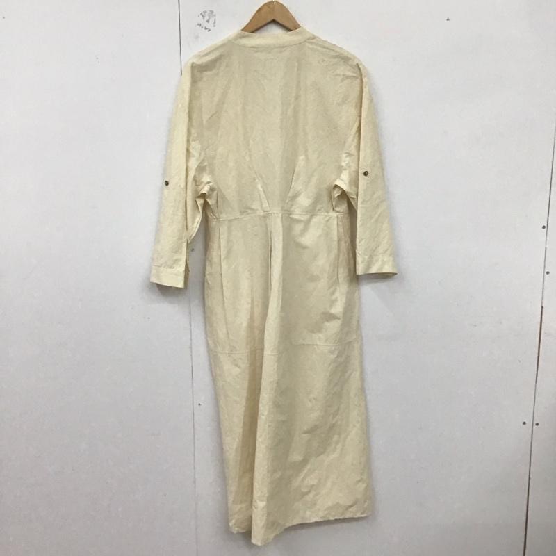 ザラ ZARA ワンピース ロングスカート L 無地 アイボリー / アイボリー /  レディース USED 古着 中古 10129400